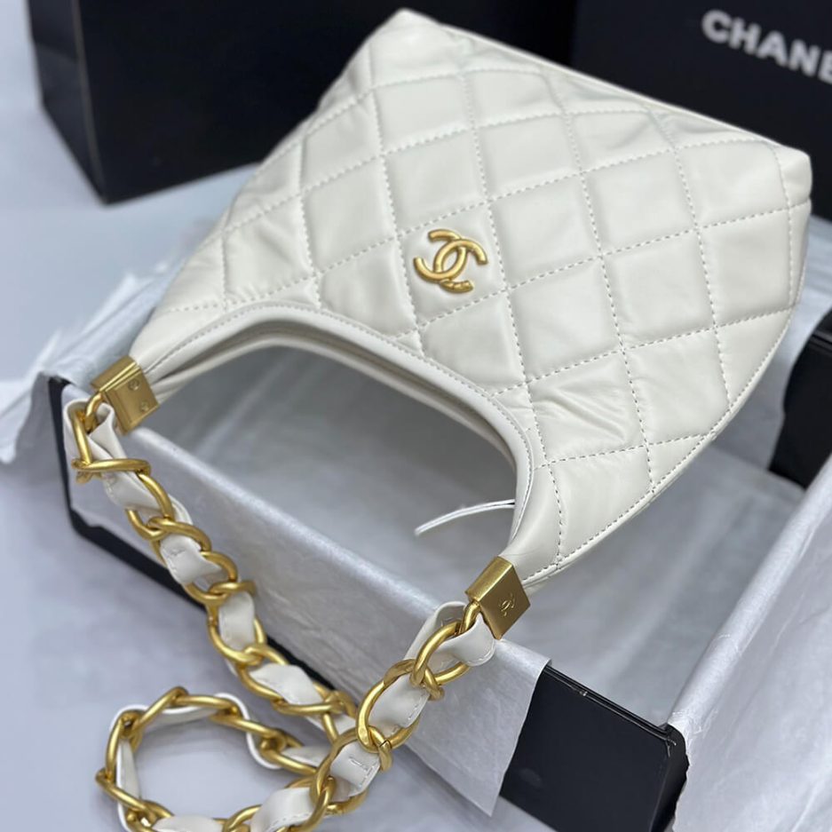 Ch*el small hobo bag