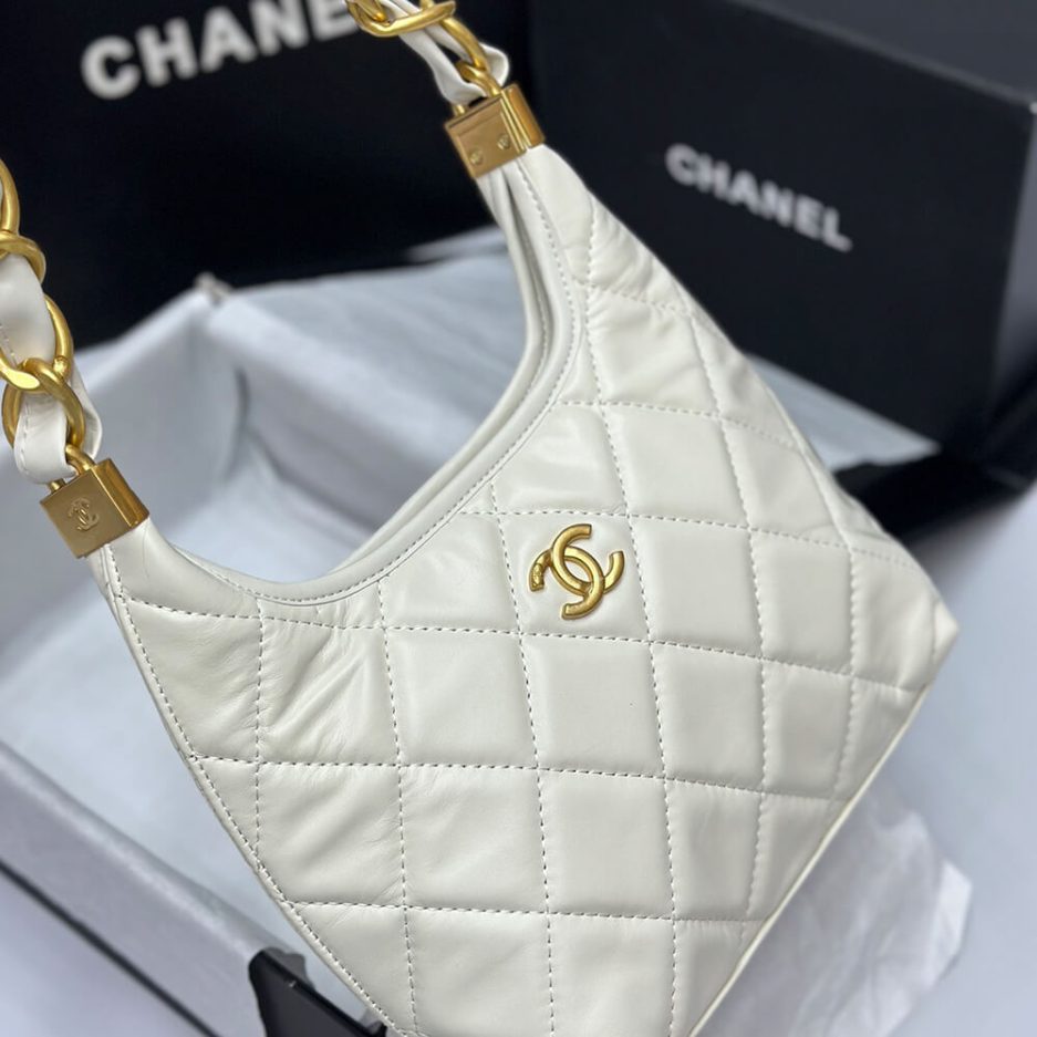 Ch*el small hobo bag