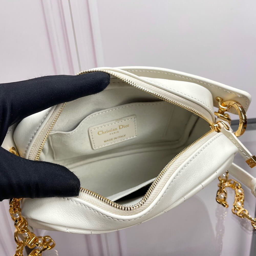 small D*or caro top handle camera bag