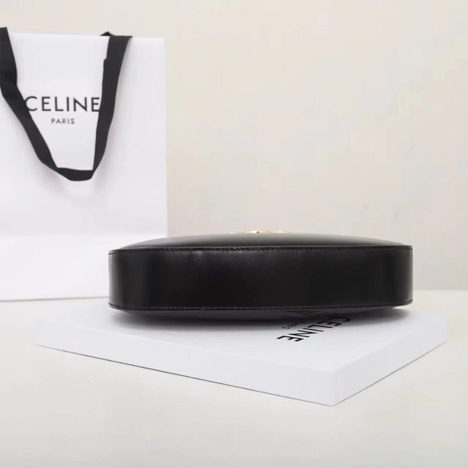 Ce**e medium tilly bag in shiny calfskin